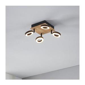 Eglo 901205 - Spot LED RIELVES 4xLED/4, 2W/230V negru/maro imagine