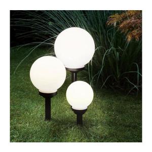 Eglo 48483 - Set 3 lămpi solare LED PUGLIA cu senzor, 1800 mAh, IP44, negru imagine