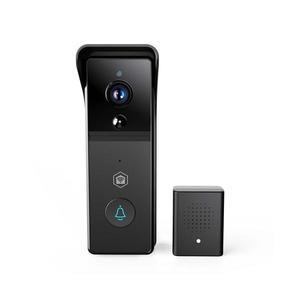 WIFICDP21BK - Sonerie video cu senzor, baterie 4400 mAh, Full HD 1296p, IP44, Wi‑Fi Tuya imagine