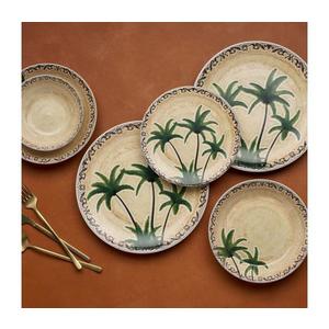 Set veselă, 24 piese, multicoloră/ceramică imagine