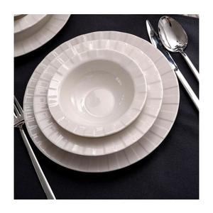 Set de veselă, 18 piese, alb, porțelan imagine