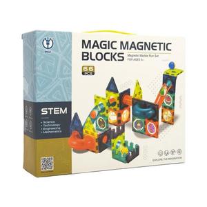 Set magnetic de construcții, 66 piese imagine