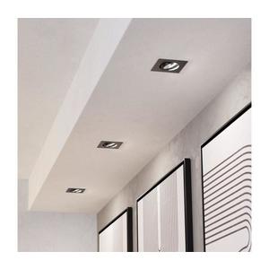 Eglo 902285 - Set de 3 spoturi LED SALICETO pentru tavan încastrat, 6, 4 W / 230 V, 8, 8 x 8, 8 cm, negru imagine