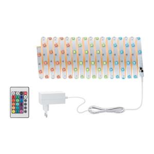 Paulmann 3989 - Bandă LED RGBW dimabilă, 19W, TIP, 10 m, 230V + telecomandă imagine