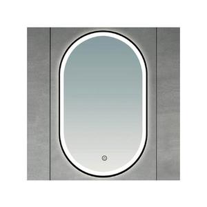 Brilagi-LED Oglindă de baie CANZO LED/25W/230V 50x80 cm negru IP44 CRI 90 cu dimmer și CCT imagine