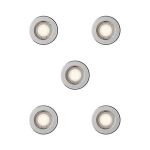 Philips - Set 5x spoturi încastrate PERIDOT 1xGU10/7W/230V argintiu imagine