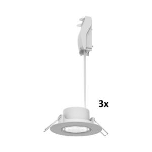 Philips - Set de 3 spoturi încastrate CILANTRO LED, compatibile cu dimmer, 5W/230V, 4000K, alb imagine
