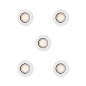 Philips - Set de 5 spoturi încastrate PERIDOT 1xGU10/7W/230V alb imagine