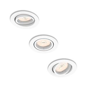 Philips - Set de 3 spoturi încastrate PERIDOT 1xGU10/7W/230V, alb imagine