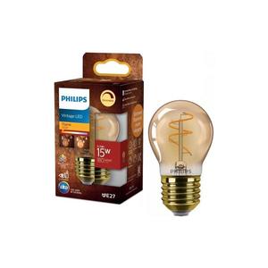 Bec LED dimabil Philips Vintage P45 E27/2, 7W/230V 1800K imagine