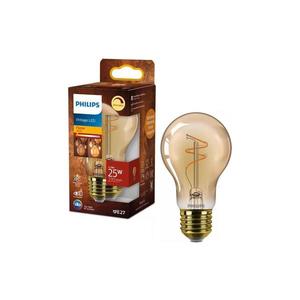 Bec LED dimabil VINTAGE Philips A60 E27/3, 1W/230V 1800K imagine