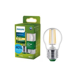 Bec LED Philips ULTRAEFFICIENT VINTAGE P45 E27/3, 8W/230V 2700K imagine