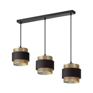 Osram - Candelabru suspendat pe cablu DECOR HORNET 3xE27/10W/230V negru/auriu imagine