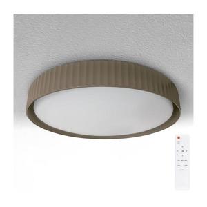 Brilagi - Plafonieră LED dimabilă LUCIA, 48 W, 230 V, Ø 41 cm, taupe, cu telecomandă imagine