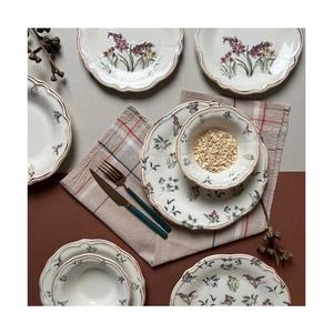 Set de veselă, 24 piese, porțelan multicolor imagine