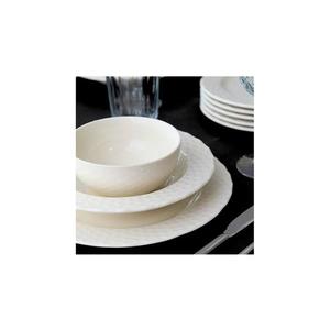 Set de veselă 24 piese, porțelan alb imagine