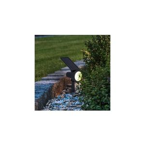 Eglo 901069 - Lampă solară SAMBUCO LED RGBW reglabilă, 3W/4, 5V, IP44, neagră, cu telecomandă imagine