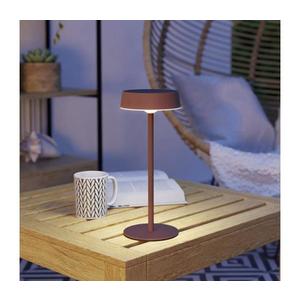 Eglo 75879-LED Lampă de masă solară reîncărcabilă SIMERI LED/3W/5V, 1800 mAh, IP44, portocalie imagine