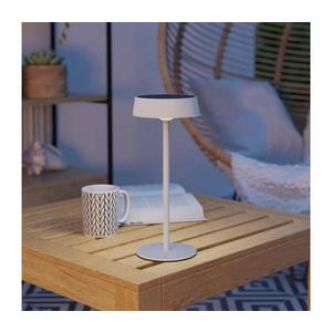 Eglo 75877 - Lampă de masă LED SIMERI, reglabilă, cu încărcare solară reîncărcabilă, 3W/5V, 1800 mAh, IP44, albă imagine