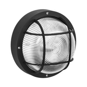 Osram - Aplică de perete pentru exterior BULKHEAD 1xE27/10W/230V Ø 19 cm IP54 neagră imagine