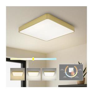 Brilagi - Plafonieră LED POOL, 48 W, 230 V, 3000/4500/6000 K, 50 x 50 cm, aurie imagine