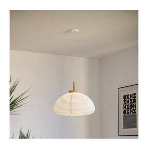 Eglo 44064 - Lustră suspendată pe cablu SUMMERHILL, 1xE27/40W/230V, Ø 40 cm, alb/bej imagine