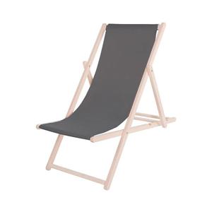 Șezlong de grădină antracit/fag imagine