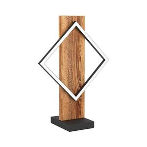 Eglo 901937 - Lampă de masă BOYAL LED, 13W/230V, negru/maro imagine