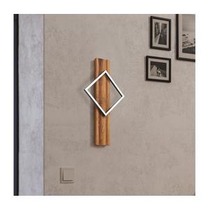 Eglo 901934 - Aplica LED de perete BOYAL, 13 W, 230 V, negru/maro imagine