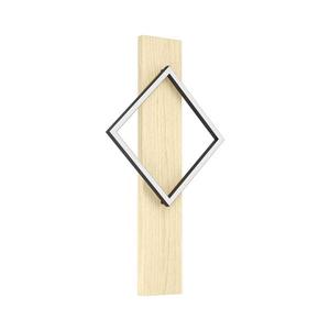 Eglo 901928 - Aplică de perete BOYAL cu LED, 13 W, 230 V, negru/bej imagine