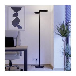 Eglo 901974 - Lampă de podea LED reglabilă CASTELPOTO LED/16W/230V + LED/12W neagră imagine