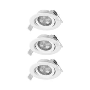 Osram - Set 3x corpuri de iluminat încastrate SPOT LED/4, 9W/230V 2700K albe imagine