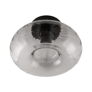 Plafonieră Osram DECOR SMOKE 1xE27/12W/230V Ø28 cm, negru/gri fumuriu imagine