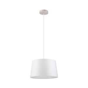 Pendul pe cablu AIDA 1xE27/60W/230V, Ø35 cm, stejar/alb imagine