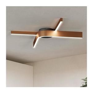 Eglo 901863 - Plafonieră LED RGBW FOLCINO-Z dimabilă, 2xLED/18W/230V, cupru/negru imagine