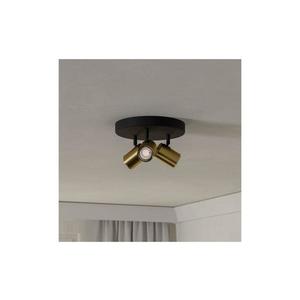 Eglo 300586 - Aplica spot pentru baie CONSUMA, 3x GU10/5W/230V, IP44, negru/auriu imagine