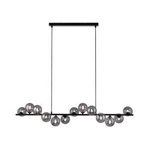 Schöner Wohnen 14504-18 - Lustru LED suspendat pe cablu DUBAI 13xG9/3W/230V negru/fumuriu imagine