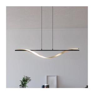 Eglo 902135-LED CONAPRATO — pendul suspendat pe cablu, LED/20W/230V, 2700/4000/6500K, negru/auriu imagine