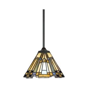 Elstead QZ-INGLENOOK-MP - Lustră Tiffany pe tijă INGLENOOK 1xE27/100W/230V imagine