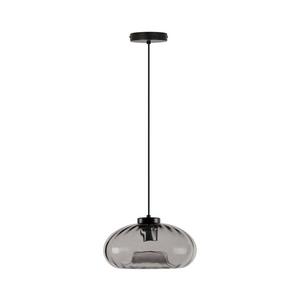 Osram - Pendul pe cablu DECOR SMOKE, 1xE27/12W/230V, Ø 28 cm, negru/gri fumuriu imagine