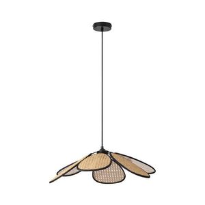 Osram - Lampă suspendată cu cablu DECOR RATTAN 1xE27/15W/230V Ø 58 cm bej/negru imagine