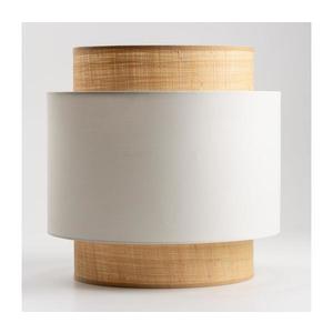 Abajur universal KERIA, Ø 40 cm, bej/alb imagine