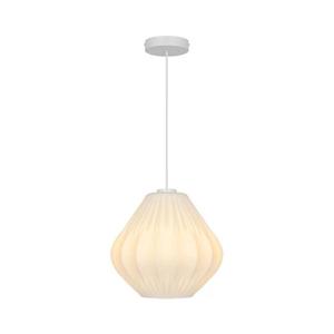 Nordlux - Pandantiv pe cablu MALUCA 1xE27/15W/230V diametru 29 cm alb imagine