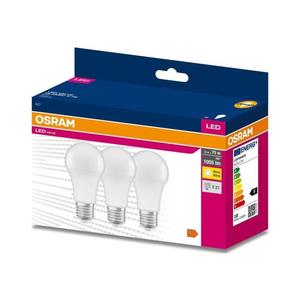 Set de 3 becuri LED A60 E27/10W/230V 3000K - Osram imagine