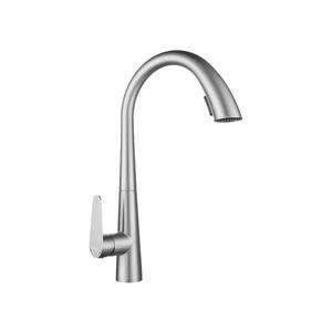 REA-B5314 - Baterie de bucătărie ROSS cu duș extractabil, 43 cm, nichel imagine