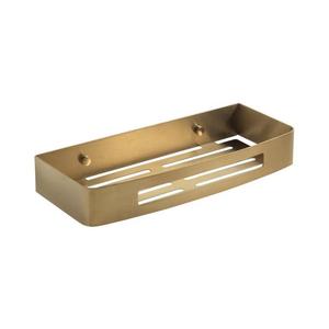 Gedy - Poliță de perete pentru duș SMART 30x12, 8 cm auriu mat imagine