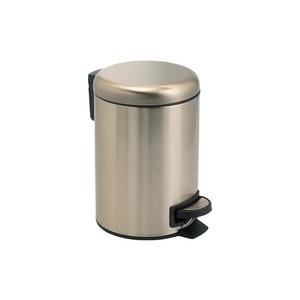 Gedy - Coș de gunoi POTTY, 5 L, închidere silențioasă, auriu mat imagine