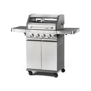 Fieldmann - Grătar pe gaz cu 5 arzătoare, crom mat imagine