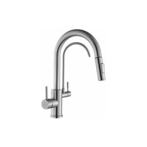 REA-B7563 - Baterie de bucătărie cu pulverizator extractabil și filtru ECO FRESH, 37, 5 cm, nichel imagine