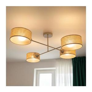 Brilagi - Lustră aplicată VIRGO 4xE14/40W/230V bej/auriu imagine